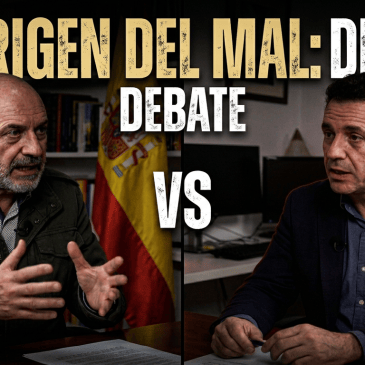 El Coronel Villarroya and Ignacio Molina debating Colonel Villarroya's role, military and political topics