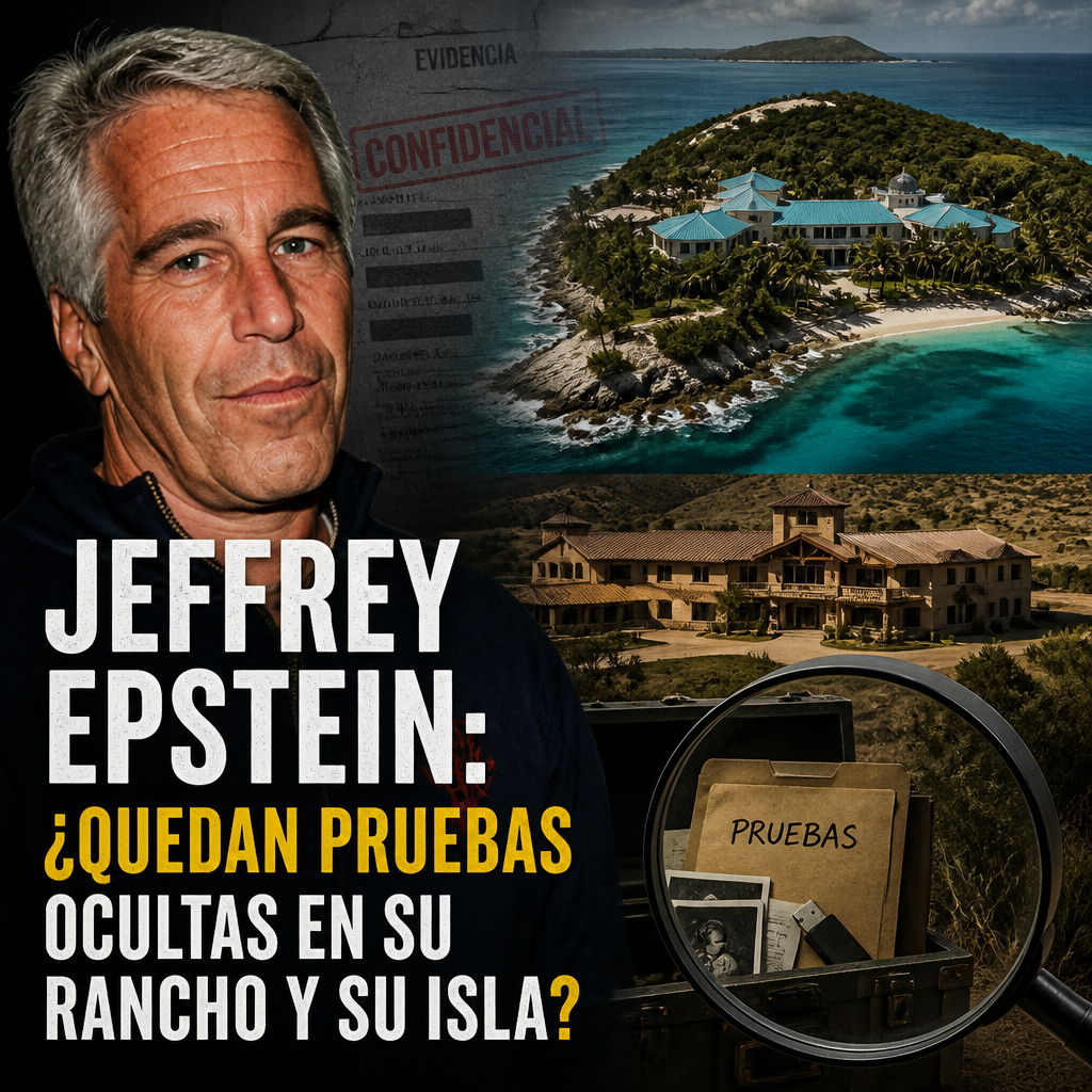EVIDENCIA CONFIDENCIAL; JEFFREY EPSTEIN: ¿QUEDAN PRUEBAS OCULTAS EN SU RANCHO Y SU ISLA?; PRUEBAS